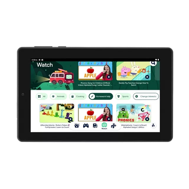 7" Tablet, 32GB (2022 Model) , 2.0 GHz Quad-Core Processor, Charcoal