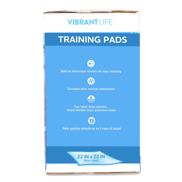 Training Pads, Dog & Puppy Pads,L, 22×22 in,50 Count