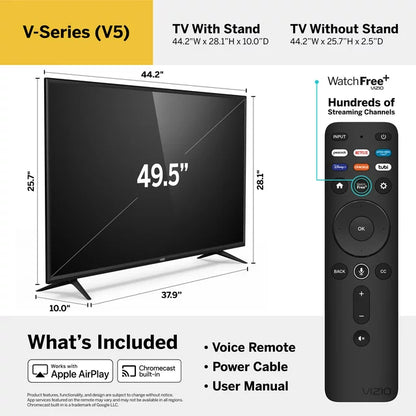 50" Class V-Series 4K UHD LED Smart TV V505-J09