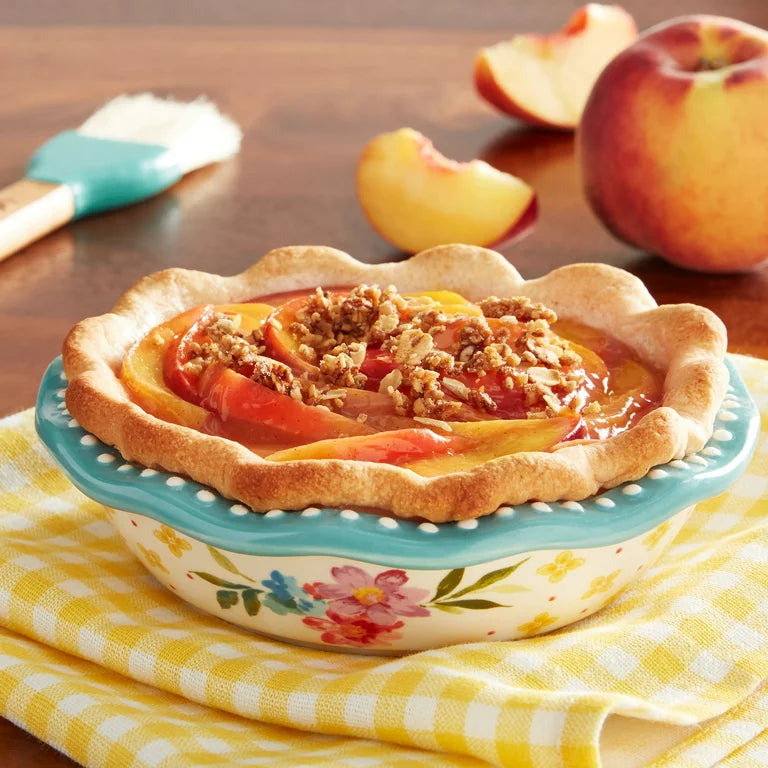 Floral Medley 5.5-inch Mini Pie Pans, 4-Pack