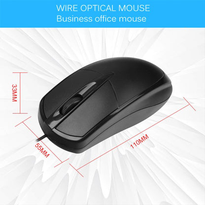 Wired Mouse, USB Wired Computer Mouse Mice, 1600DPI 3 Adjustable Levels 4-Button Ergonomic Mice, Home and Office Mouse for Laptop PC Desktop Notebook