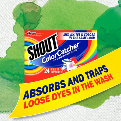 Color Catcher, Dye-Trapping Sheets, 24 Sheets