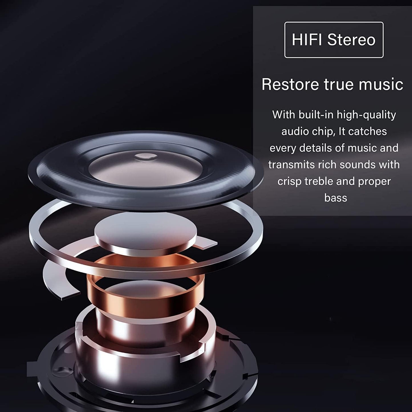 Wireless Earbuds,Wireless Charging Case IPX8 Bluetooth 5.3 with Headphones Touch Control Waterproof Stereo Earphones,Pop-ups Auto Pairing Hi-Fi Stereo Sound Headset for iPhone/Samsung/iOS/Android