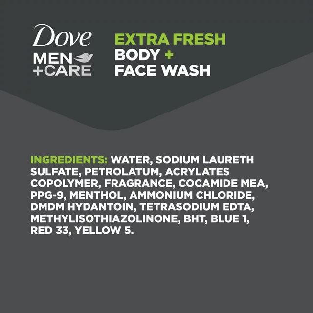 Body Wash and Face Wash Extra Fresh Cleanser 18 oz