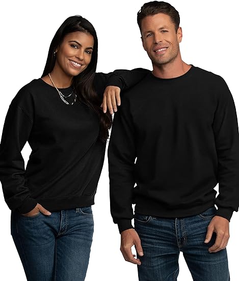 Eversoft Fleece Crewneck Sweatshirts, Moisture Wicking & Breathable, Sizes S-4X