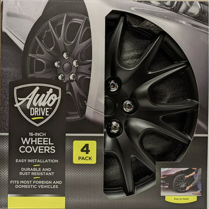 Auto Drive 16-in Wheel Cover, KT950-16MBK