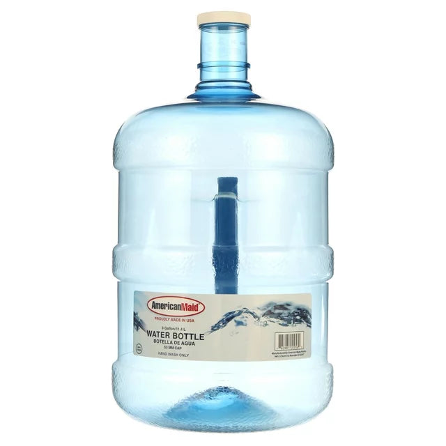 3 Gallon Empty Refillable Water Bottle, Blue