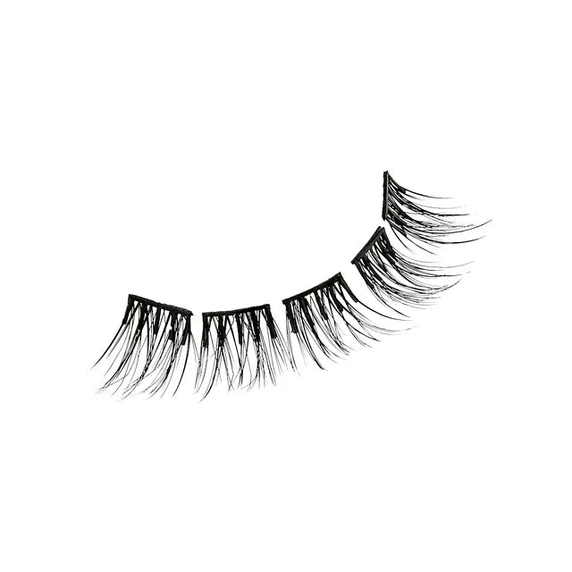 imPRESS Press-On Falsies Eyelash Clusters Kit, Natural, Black, 20 Clusters