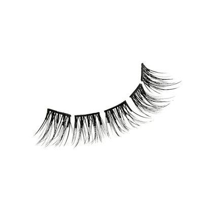 imPRESS Press-On Falsies Eyelash Clusters Kit, Natural, Black, 20 Clusters