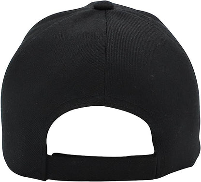 Baseball Cap Men Women - Classic Adjustable Plain Hat