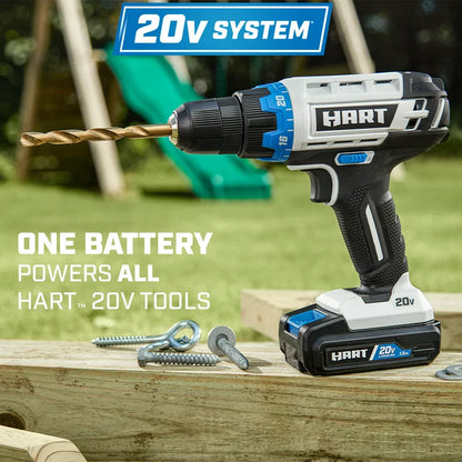 20-Volt Cordless 2-Piece 1/2-inch Drill and Impact Driver Combo Kit (1) 1.5Ah Lithium-Ion Battery