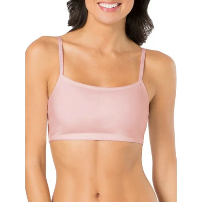 Women's Spaghetti Strap Cotton Sports Bra, 3-Pack, Style-9036