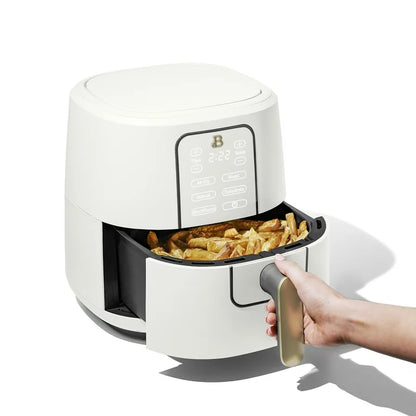 6 qt Air Fryer with Touch-Activated Display, White Icing by Drew Barrymore