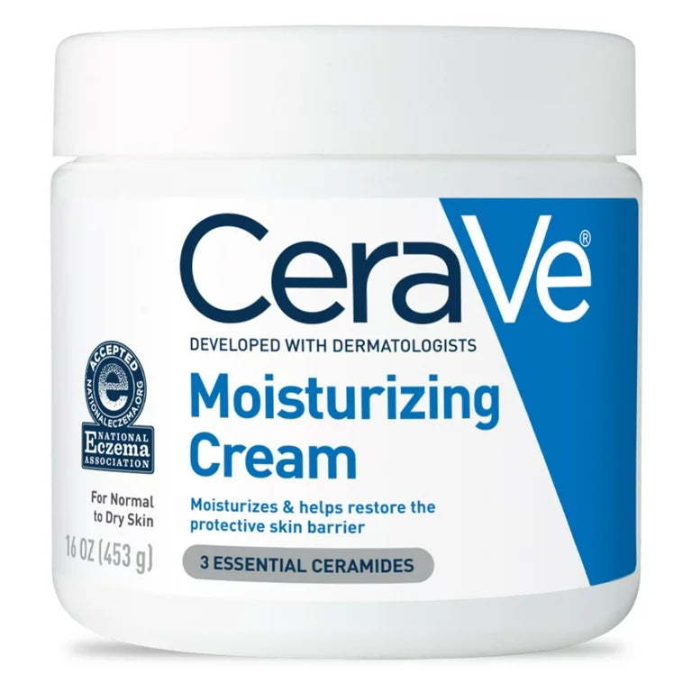 Moisturizing Cream Jar for Face and Body for Normal to Dry Skin, 16oz