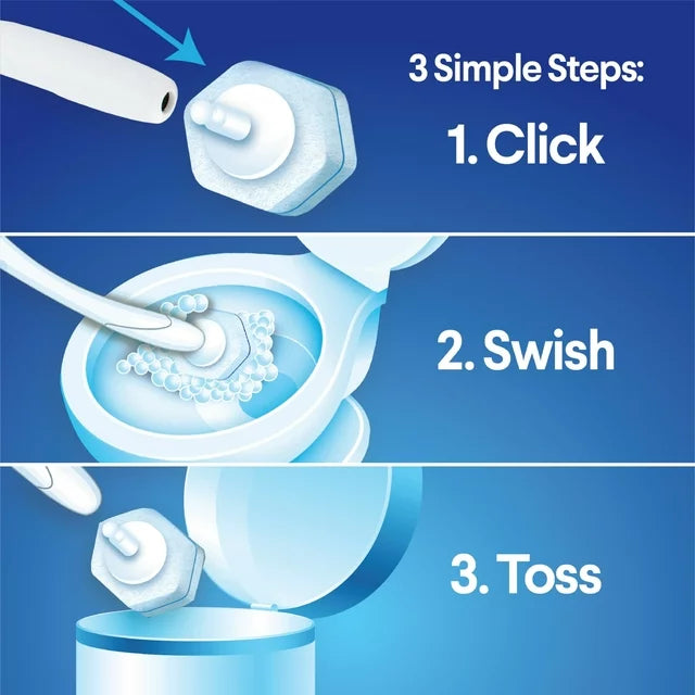 Toilet Wand Disposable Toilet Cleaning System