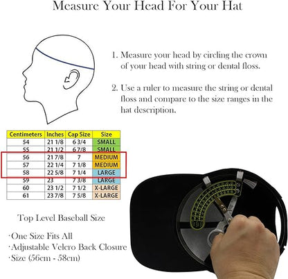 Baseball Cap Men Women - Classic Adjustable Plain Hat