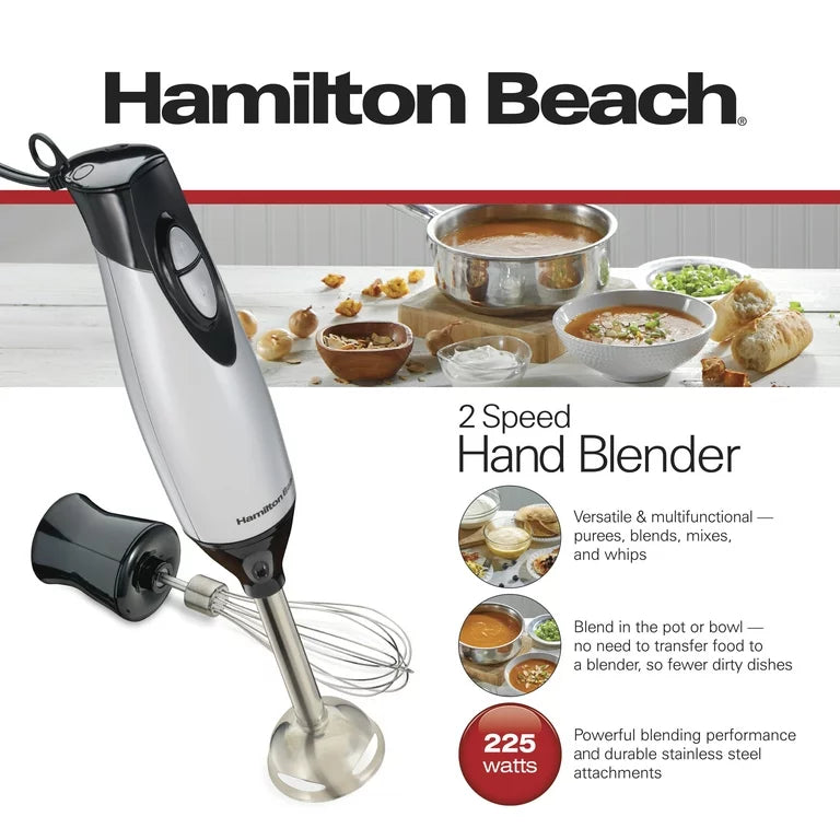 2-Speed Hand Blender, with Whisk Attachment, Model 59762