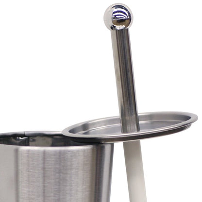 Brushed Stainless Steel Tapered Toilet Brush