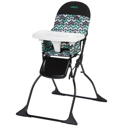 Simple Fold Full Size High Chair with Adjustable Tray, Spritz