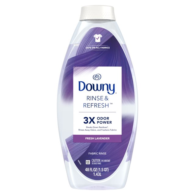 Rinse & Refresh Liquid Laundry Odor Remover and Fabric Softener, Fresh Lavender, 48.00 fl oz.