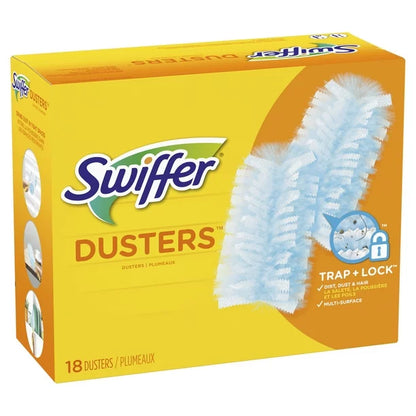 Dusters Multi-Surface Duster Refills for Cleaning, Unscented, 18 count