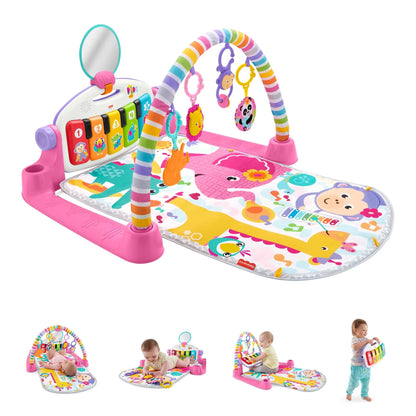 Deluxe Kick & Play Piano Gym Infant Playmat with Electronic Learning Toy, Green